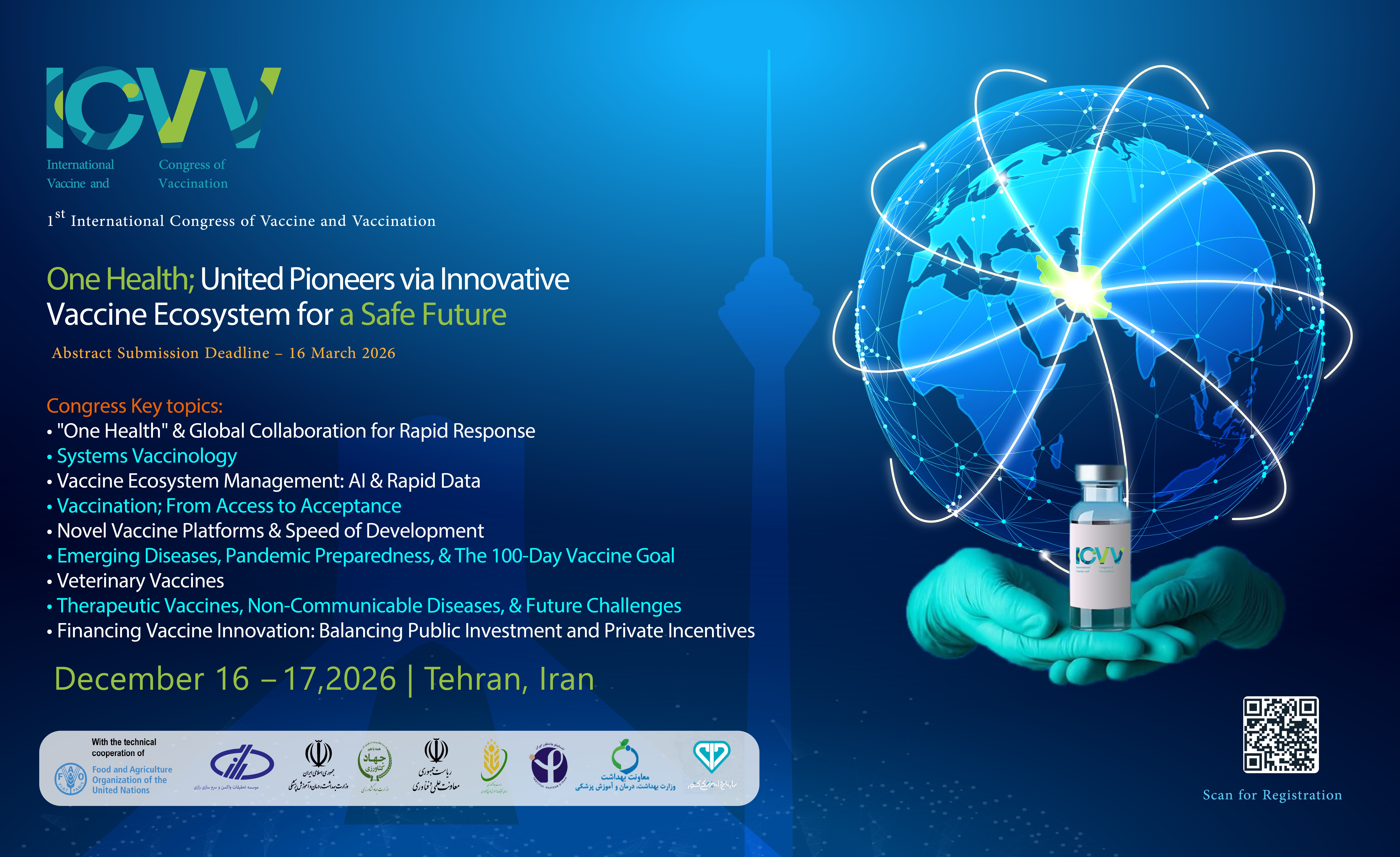 Official poster of the ICVV 2026 International Congress of Vaccine and Vaccination
