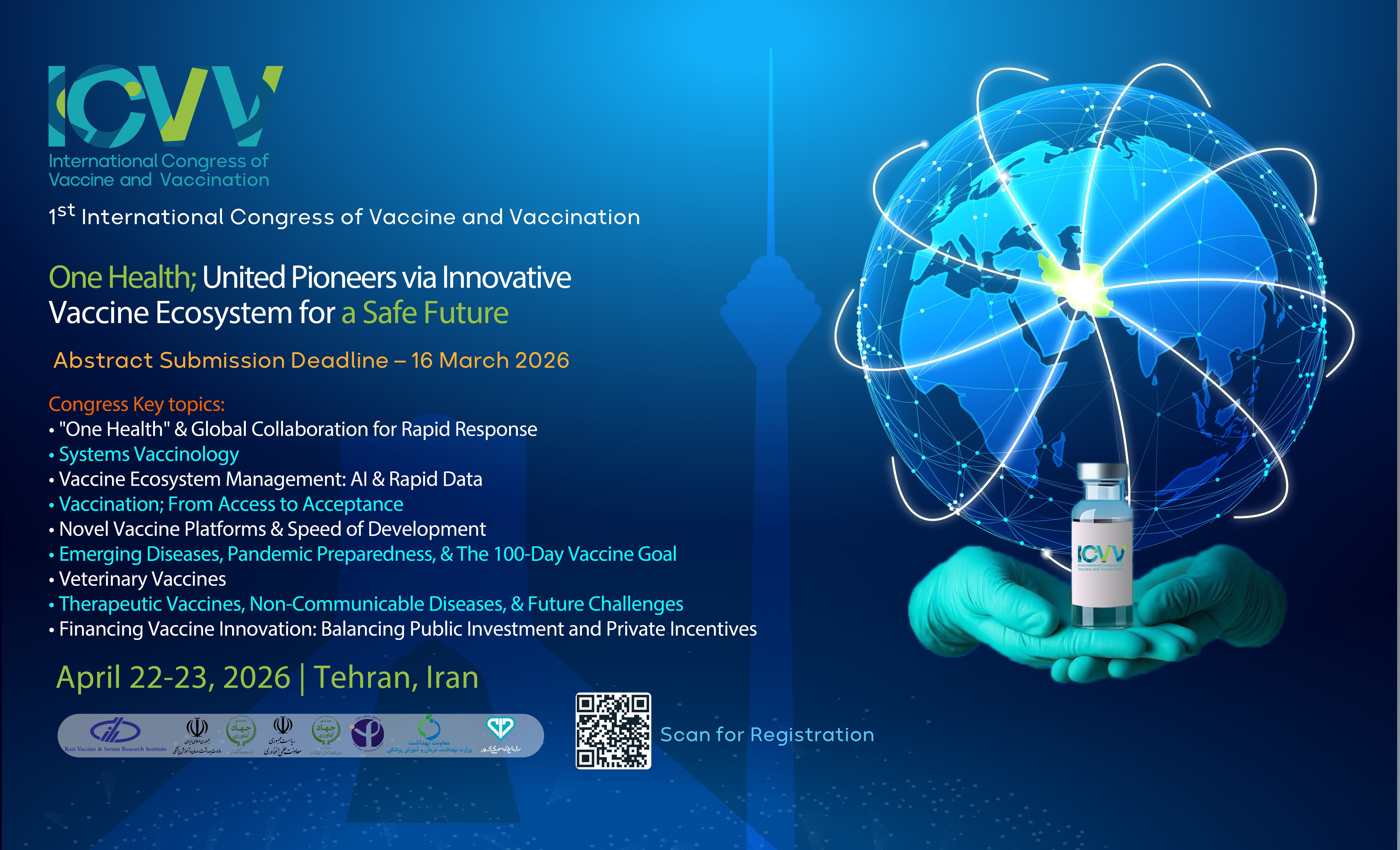 ICVV &mdash; International Congress of Vaccine & Vaccination &mdash; Official Poster